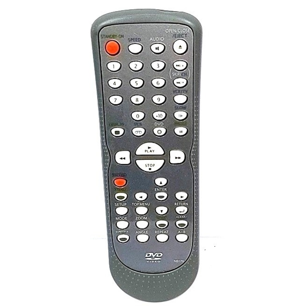Magnavox NB179 DVD VCR Combo Remote Control Replacement Gray VTG